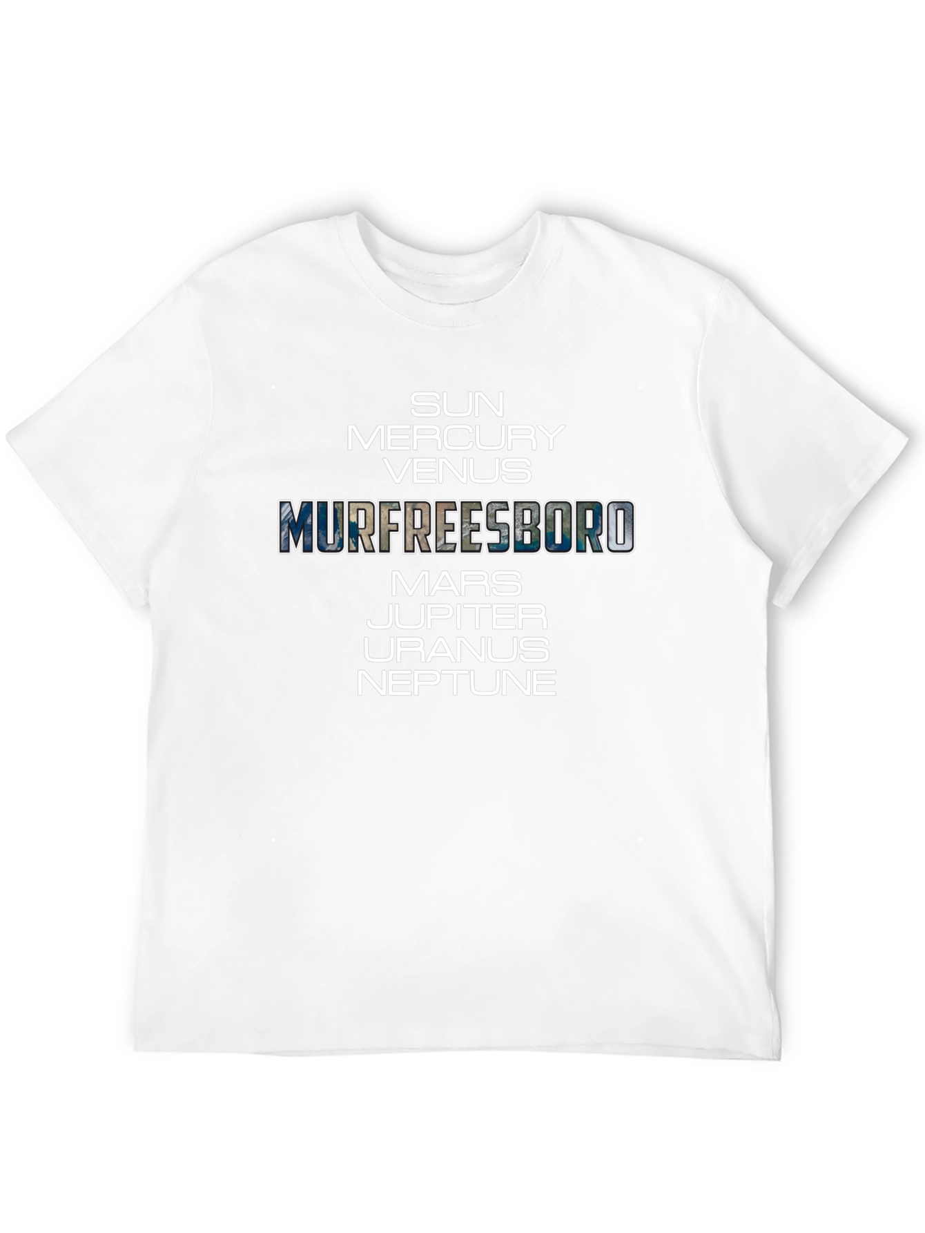 Murfreesboro T-Shirt Planets Graphic Tee