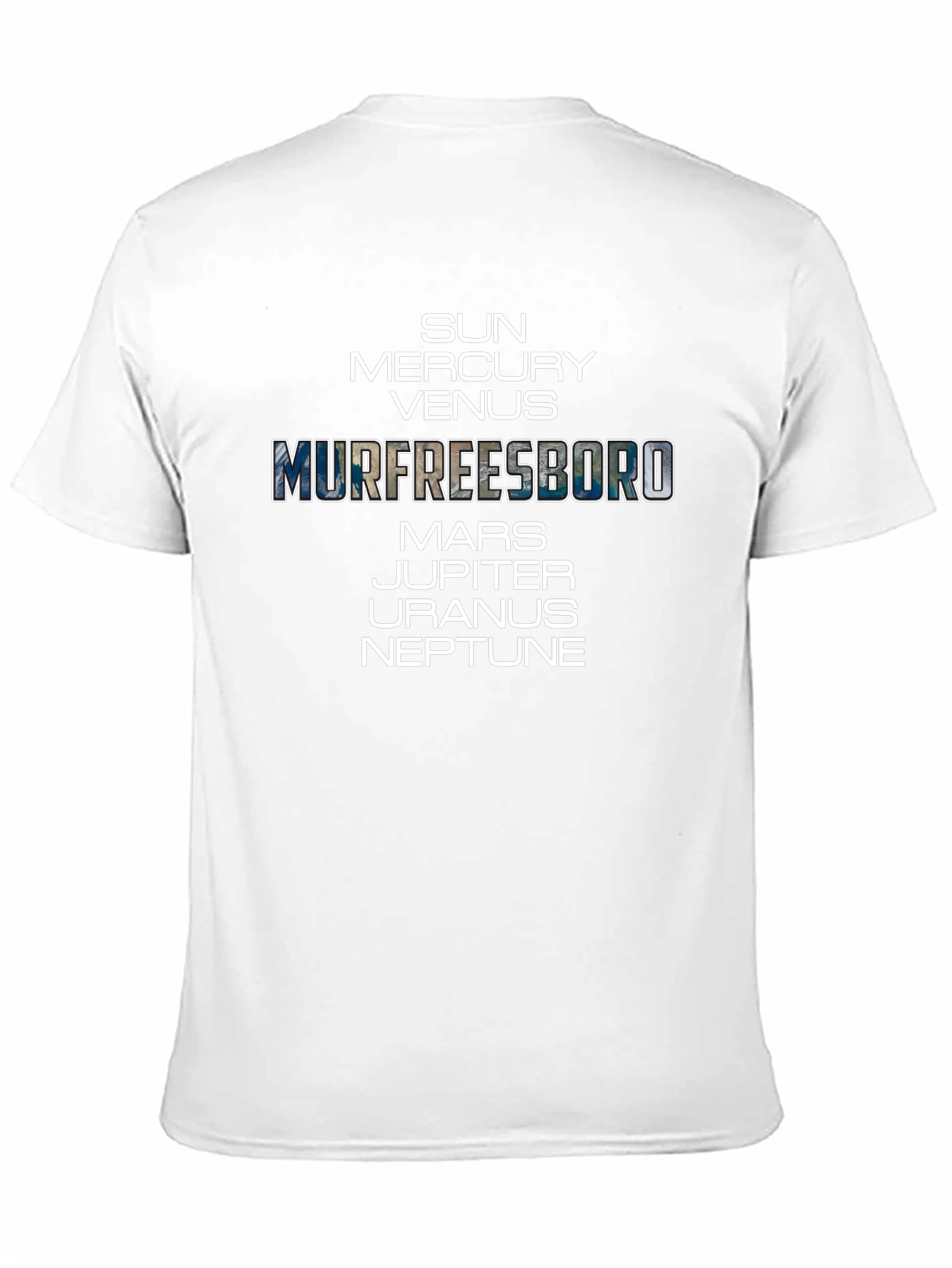 Murfreesboro T-Shirt Planets Graphic Tee