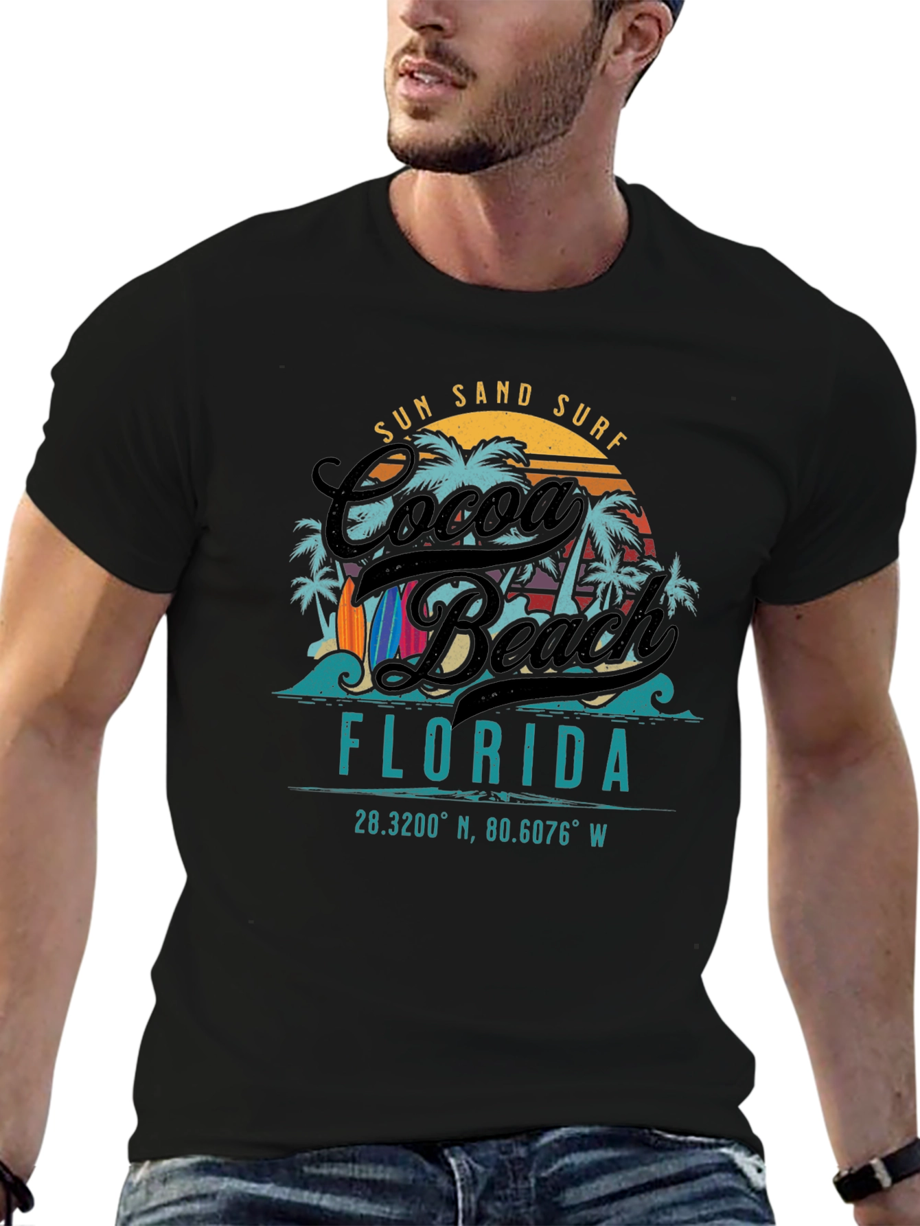 Cocoa Beach Florida Graphic T-Shirt