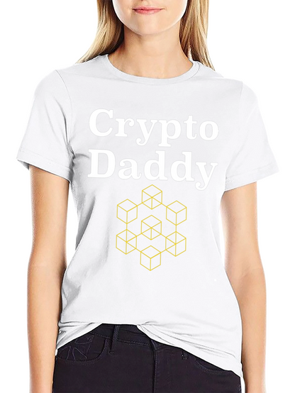 Crypto Daddy Graphic T-Shirt - Black