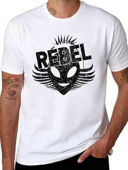 Rebel Alien Graphic T-Shirt - Soft Cotton Blend