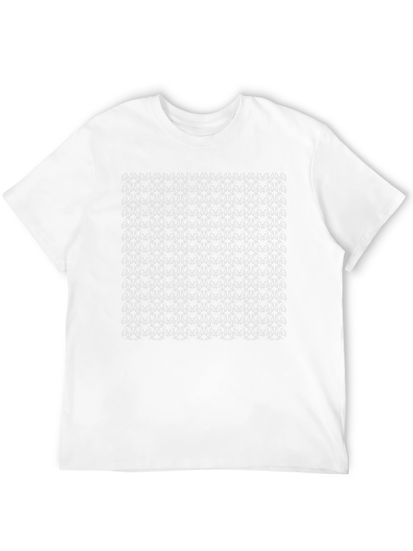 Geometric Pattern T-Shirt - Modern Black Tee