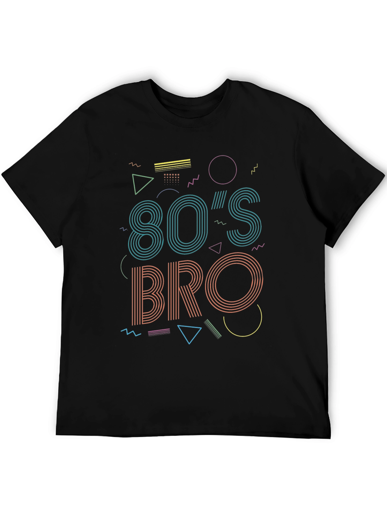 80s Bro Graphic Tee - Retro Style