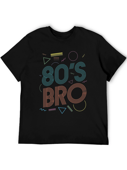 80s Bro Graphic Tee - Retro Style