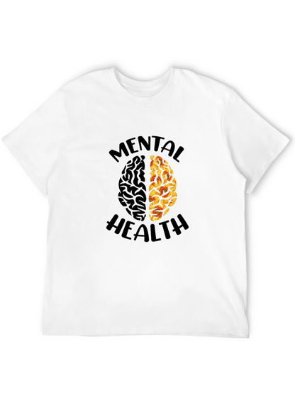 Mental Health Brain Graphic T-Shirt