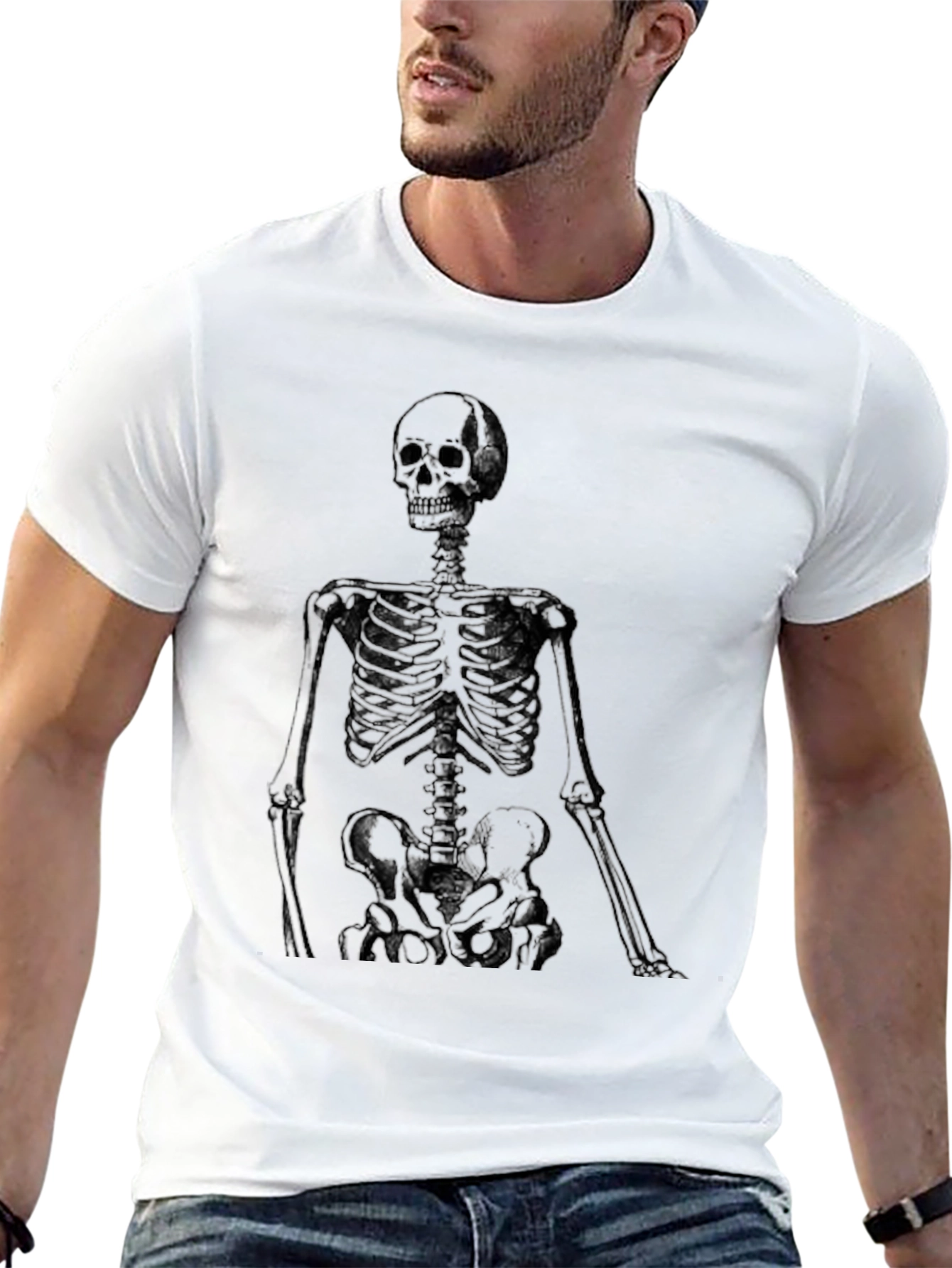 Skeleton Graphic T-Shirt - Dark Humor Apparel