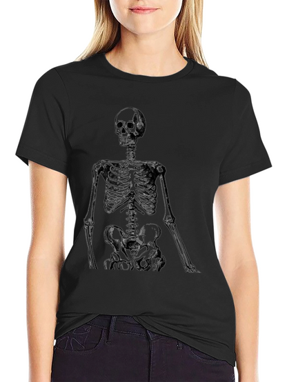 Skeleton Graphic T-Shirt - Dark Humor Apparel