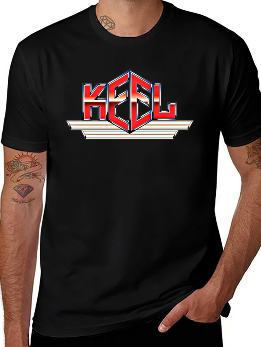 Keel Band T-Shirt - Black Metal Rock