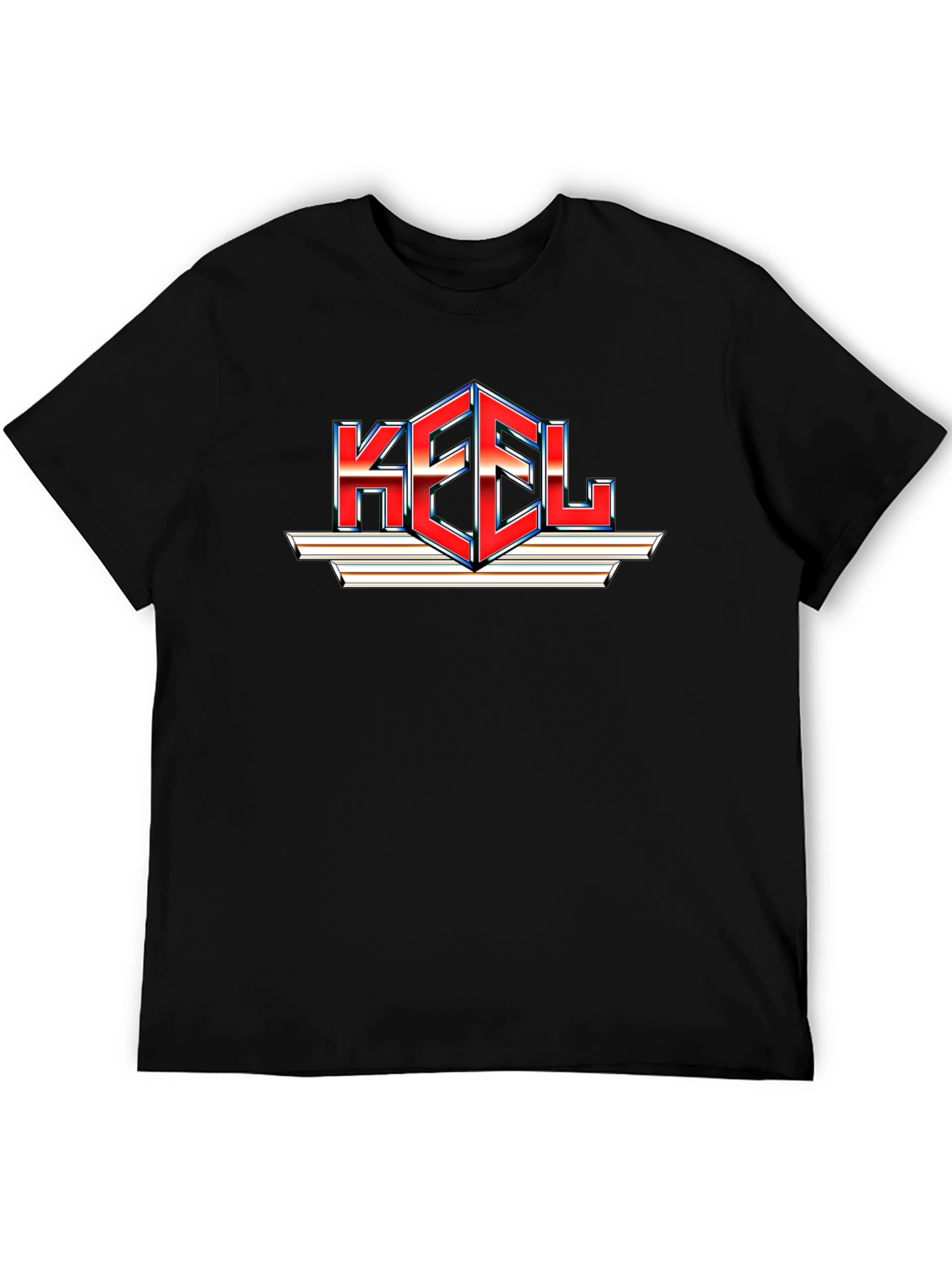 Keel Band T-Shirt - Black Metal Rock