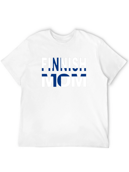 Finnish Mom T-Shirt - Finland Flag Design