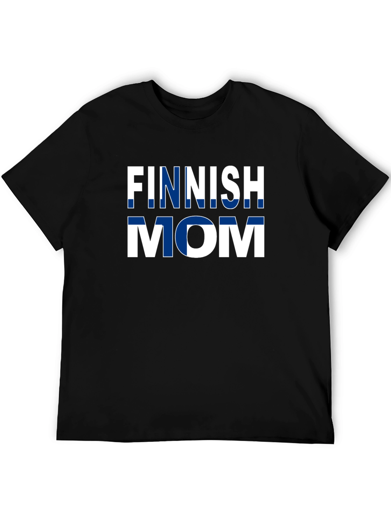 Finnish Mom T-Shirt - Finland Flag Design
