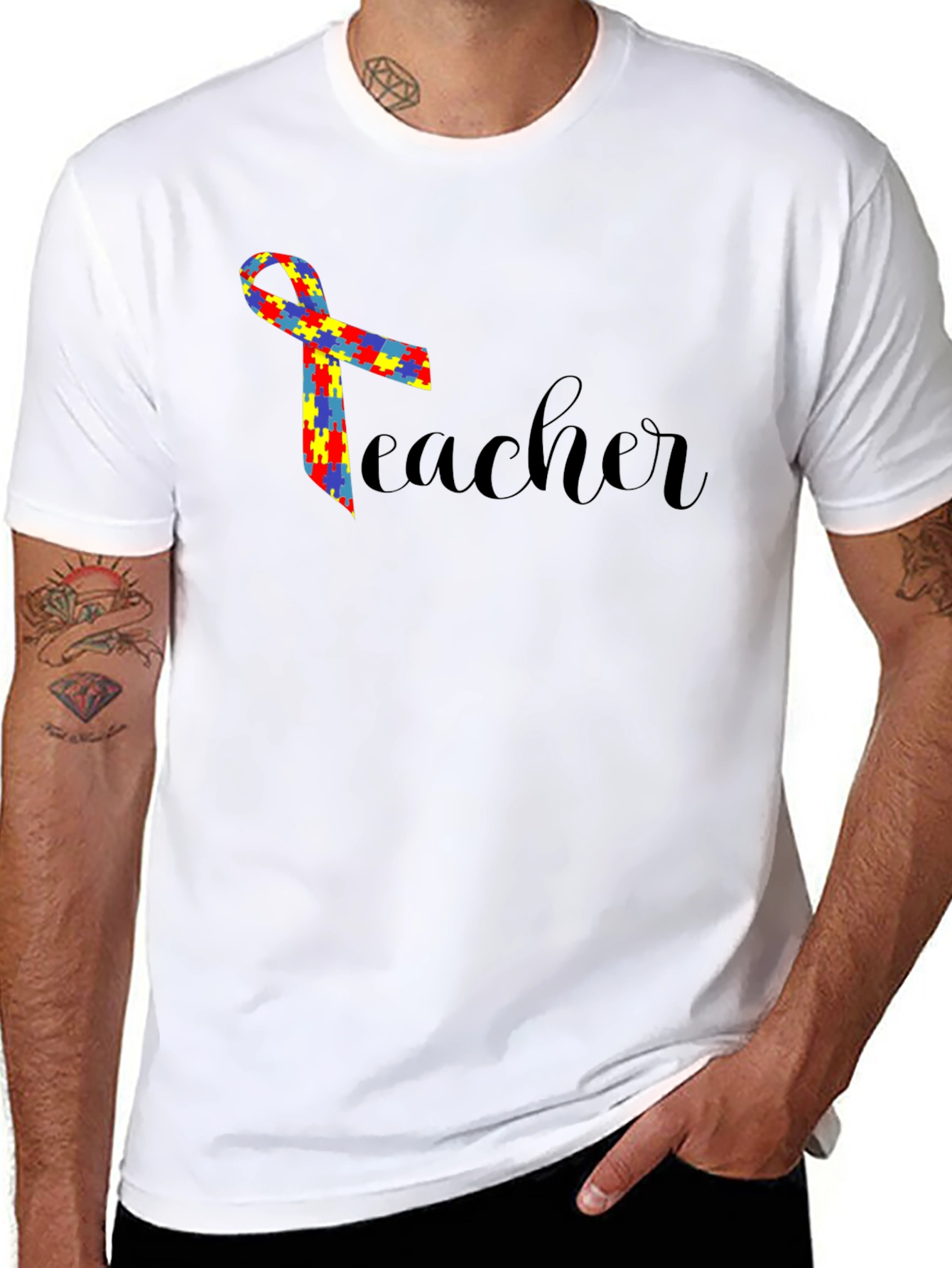 Autism Awareness Teacher T-Shirt