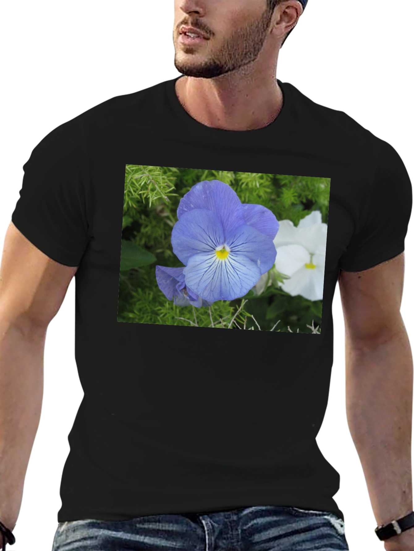 Floral Print Crew Neck T-Shirt