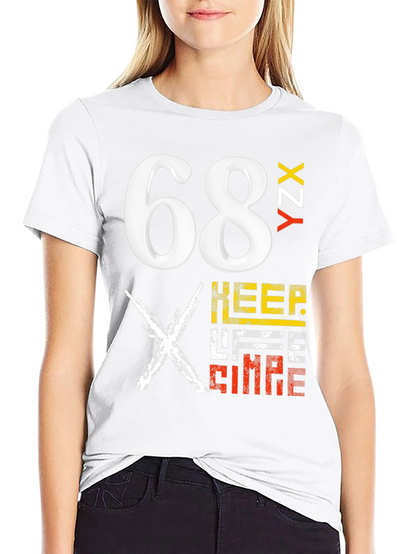 Bold Graphic Tee - 68 YZX Keep Life Simple