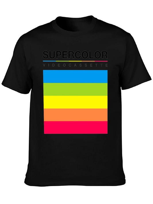 Retro Supercolor Video Cassette T-Shirt - Vintage Style Tee