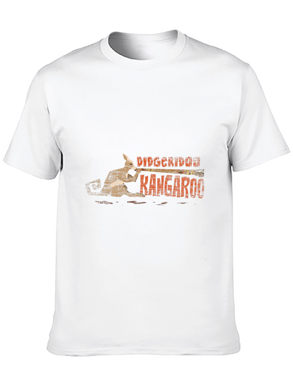 Didgeridoo Kangaroo Black T-Shirt