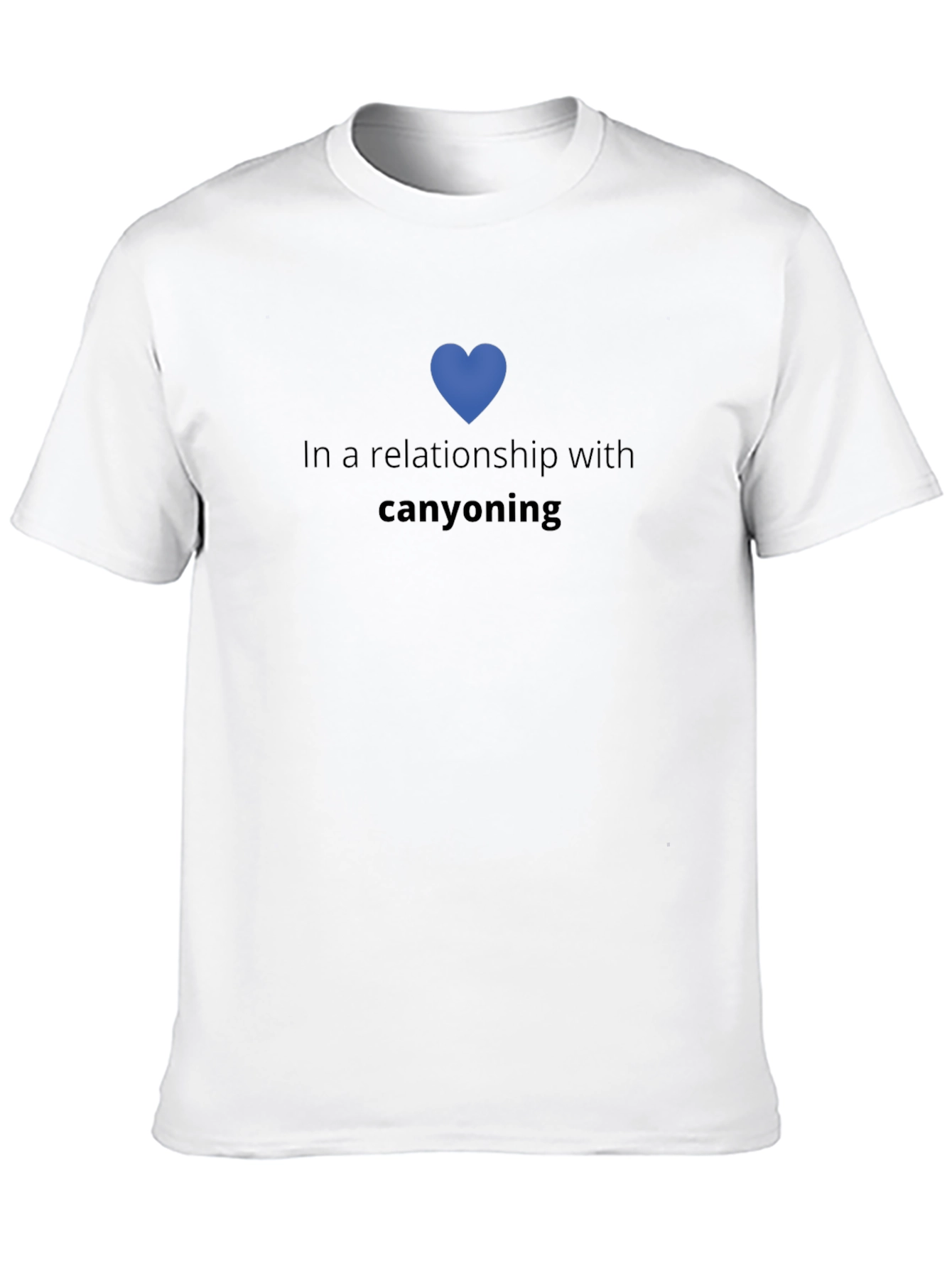 Canyoning Lover Black T-Shirt