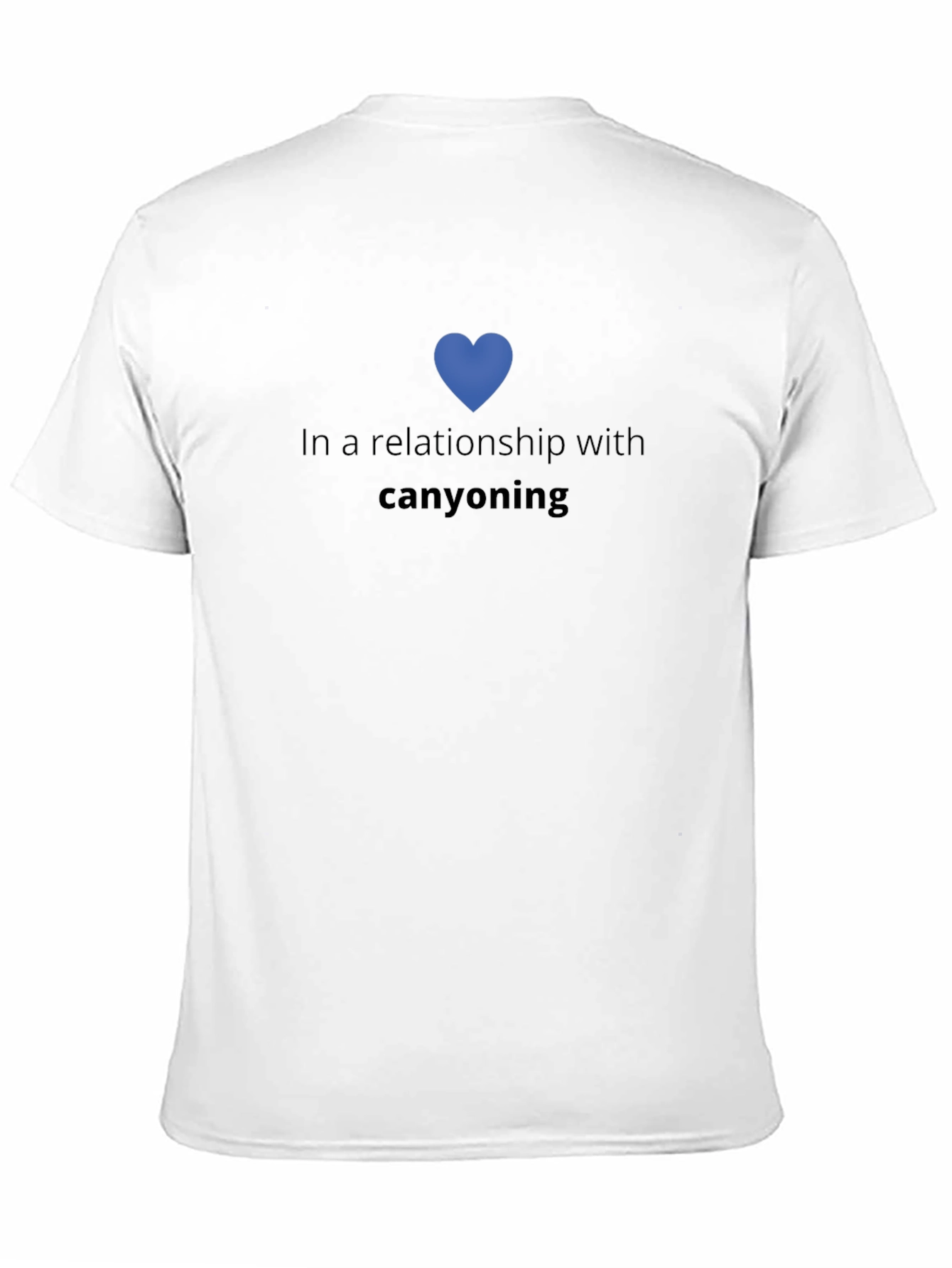 Canyoning Lover Black T-Shirt