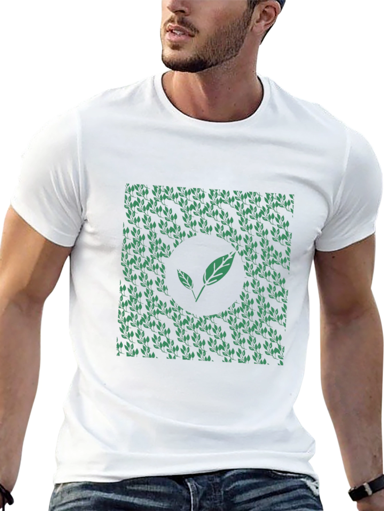 Nature Inspired Black T-Shirt