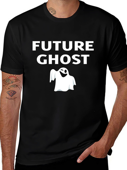 Future Ghost Graphic Tee - Spooky Season Comfort