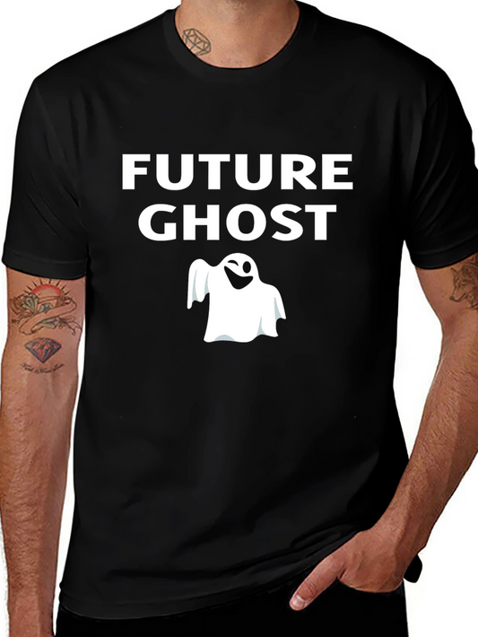 Future Ghost Graphic Tee - Spooky Season Comfort