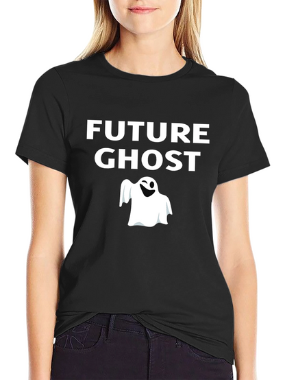 Future Ghost Graphic Tee - Spooky Season Comfort