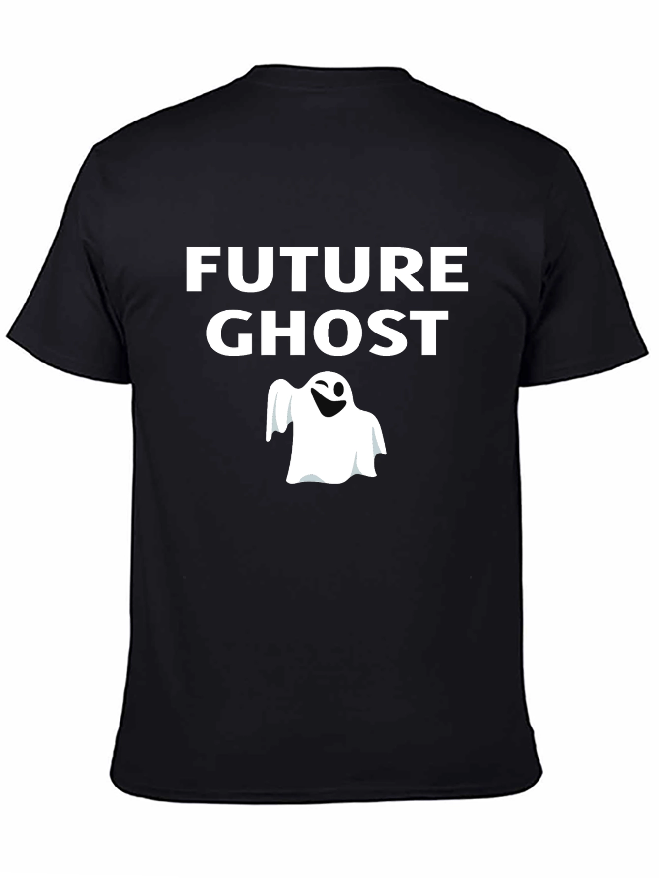 Future Ghost Graphic Tee - Spooky Season Comfort