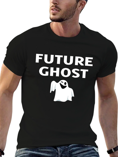 Future Ghost Graphic Tee - Spooky Season Comfort