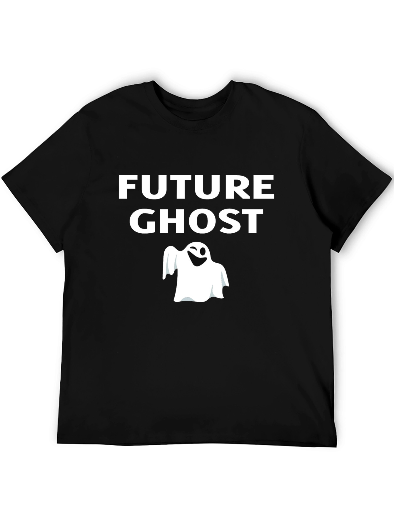 Future Ghost Graphic Tee - Spooky Season Comfort