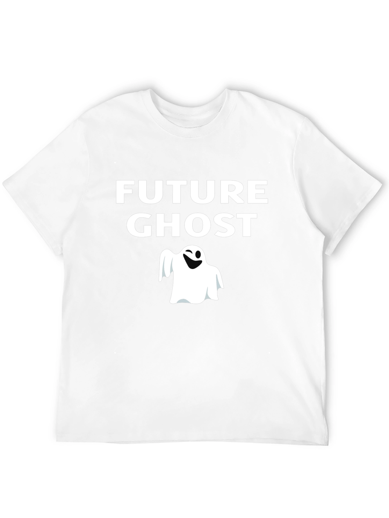 Future Ghost Graphic Tee - Spooky Season Comfort