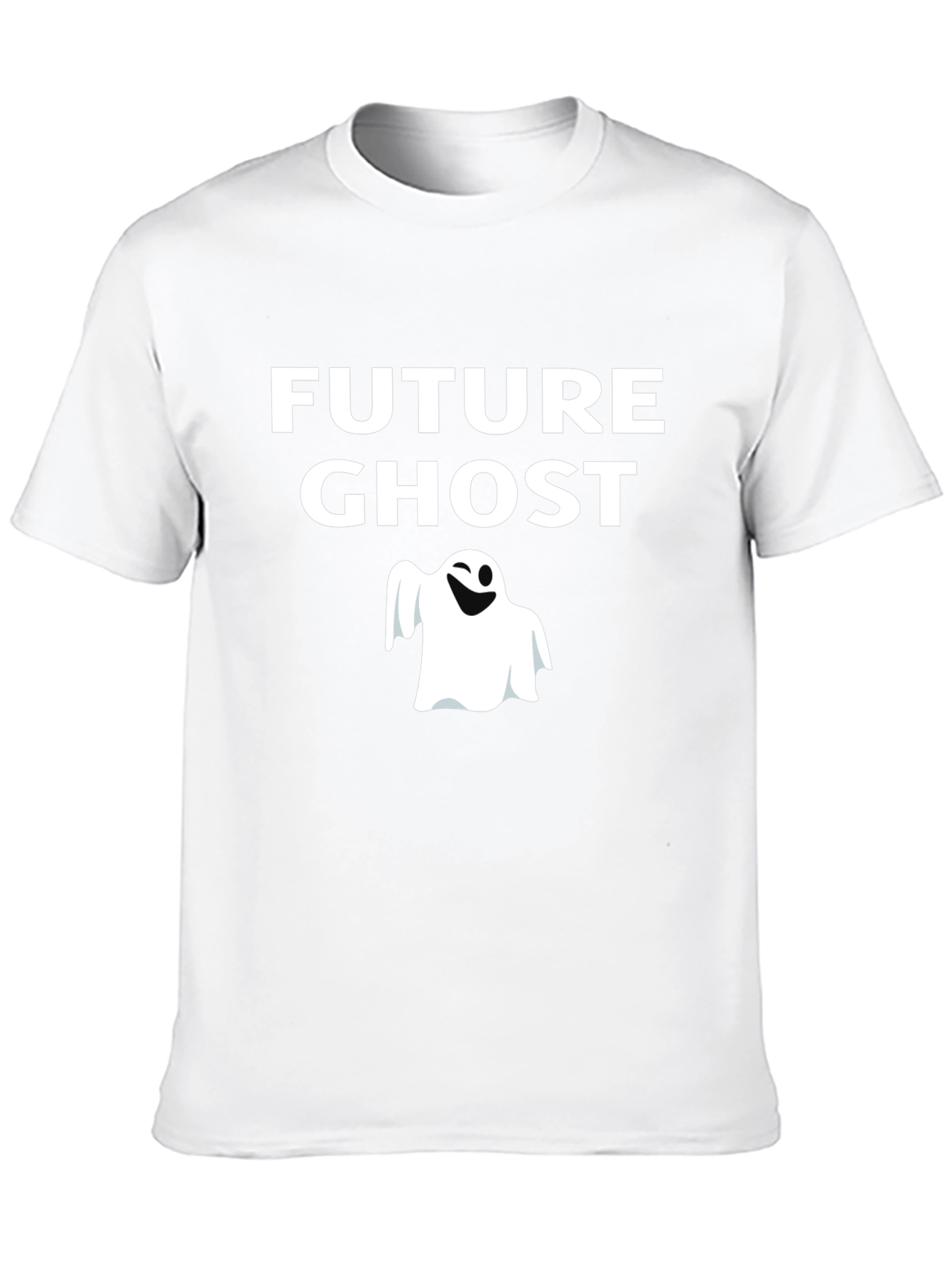 Future Ghost Graphic Tee - Spooky Season Comfort
