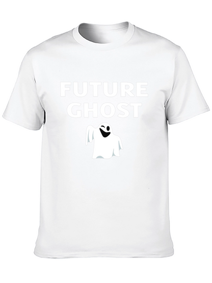 Future Ghost Graphic Tee - Spooky Season Comfort