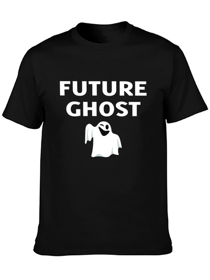 Future Ghost Graphic Tee - Spooky Season Comfort