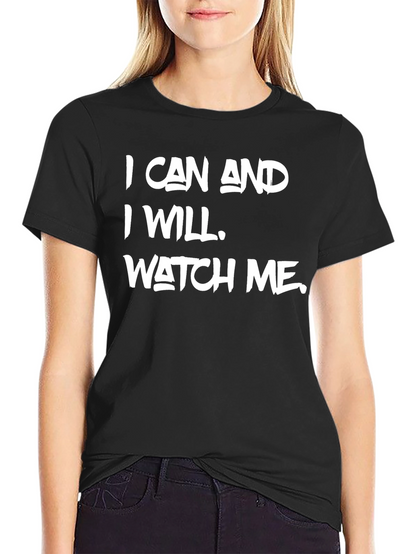 Motivational Graphic Tee - I Can & I Will