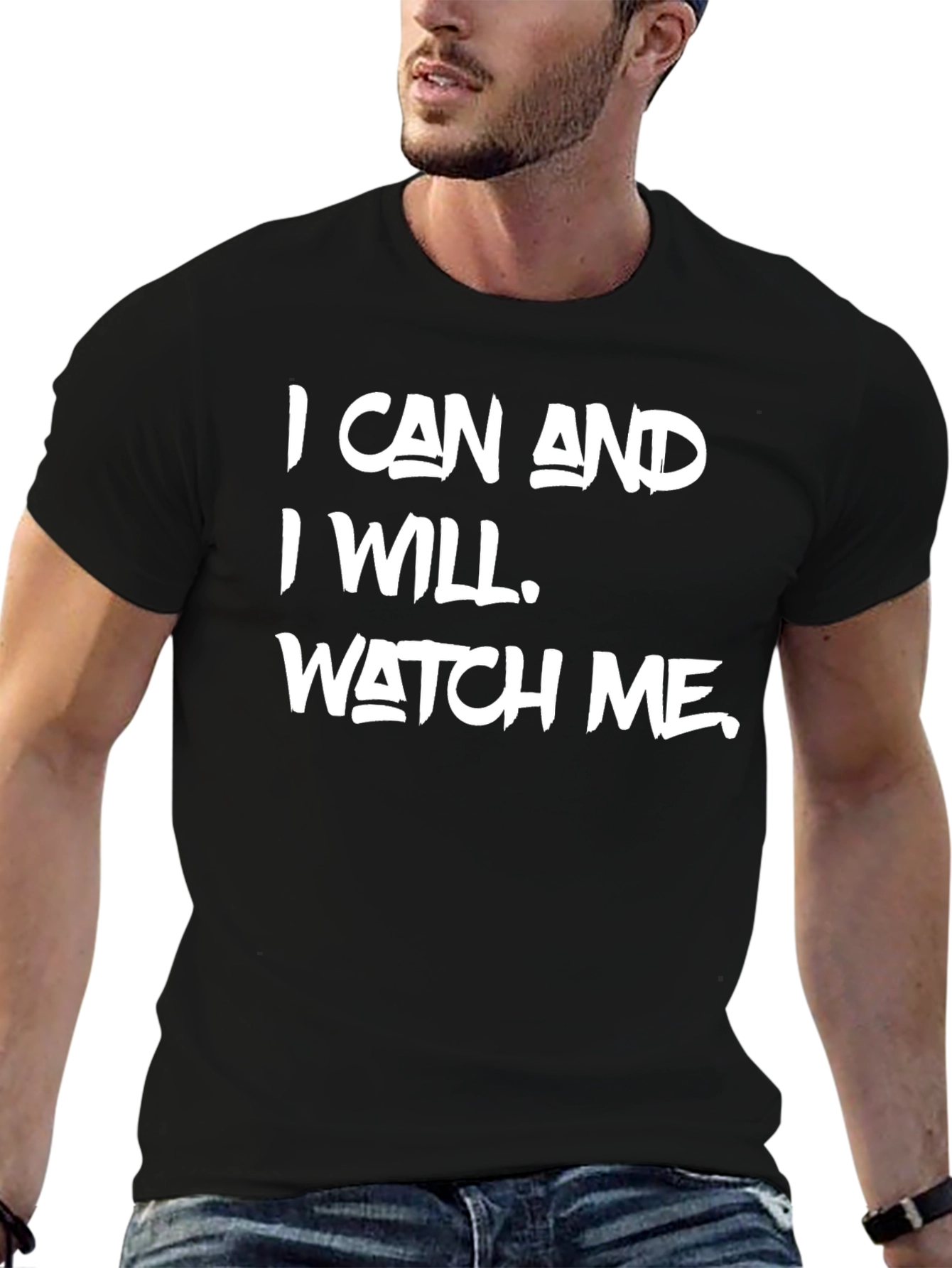 Motivational Graphic Tee - I Can & I Will