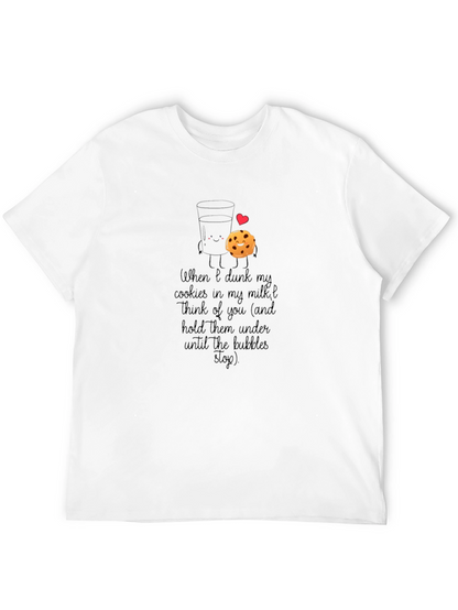 Milk & Cookies Graphic T-Shirt - Dunking Love
