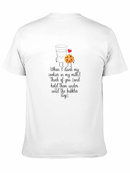 Milk & Cookies Graphic T-Shirt - Dunking Love