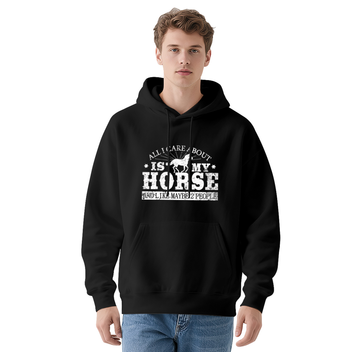 All I Care Bout Is My Horse Hoodie