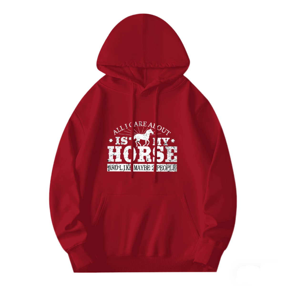 All I Care Bout Is My Horse Hoodie