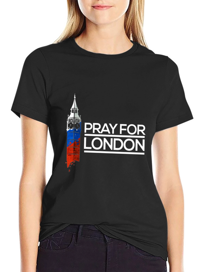 Pray for London Graphic T-Shirt