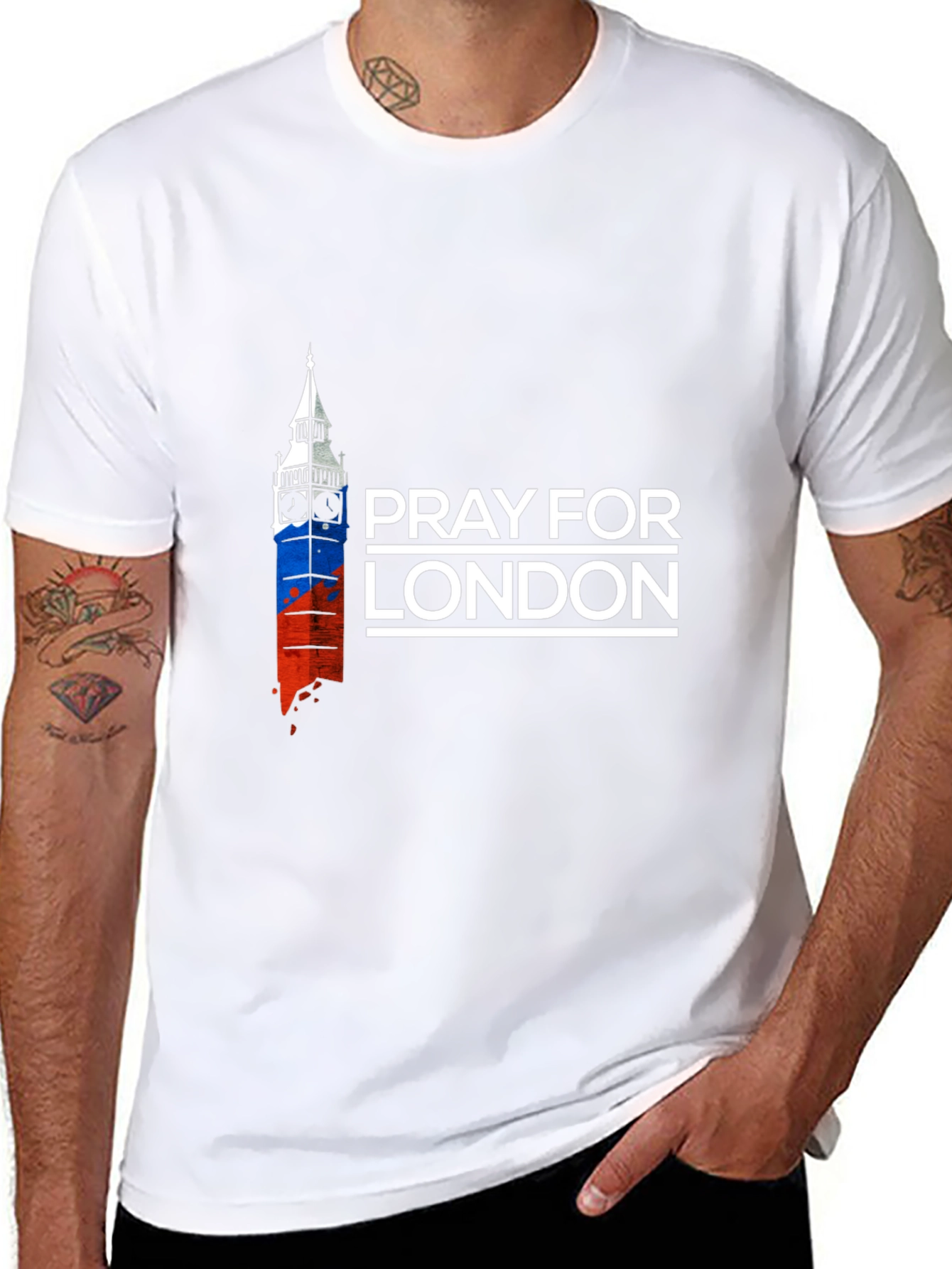 Pray for London Graphic T-Shirt