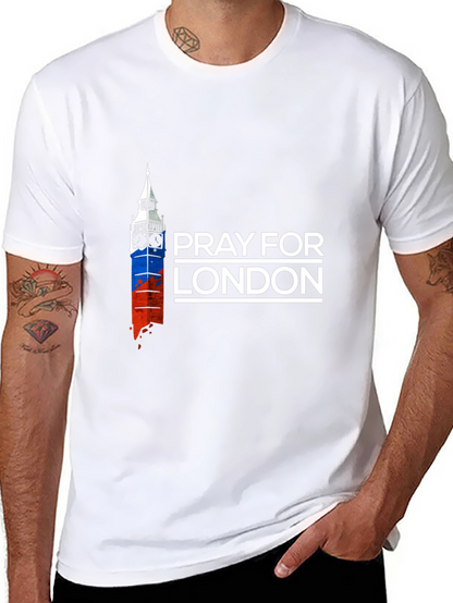 Pray for London Graphic T-Shirt