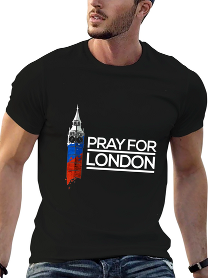 Pray for London Graphic T-Shirt
