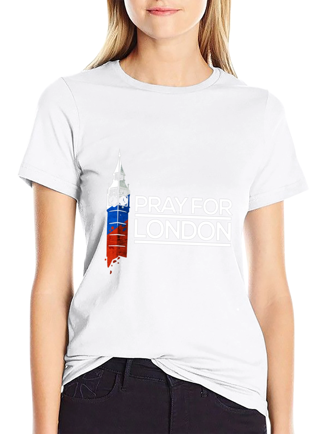 Pray for London Graphic T-Shirt