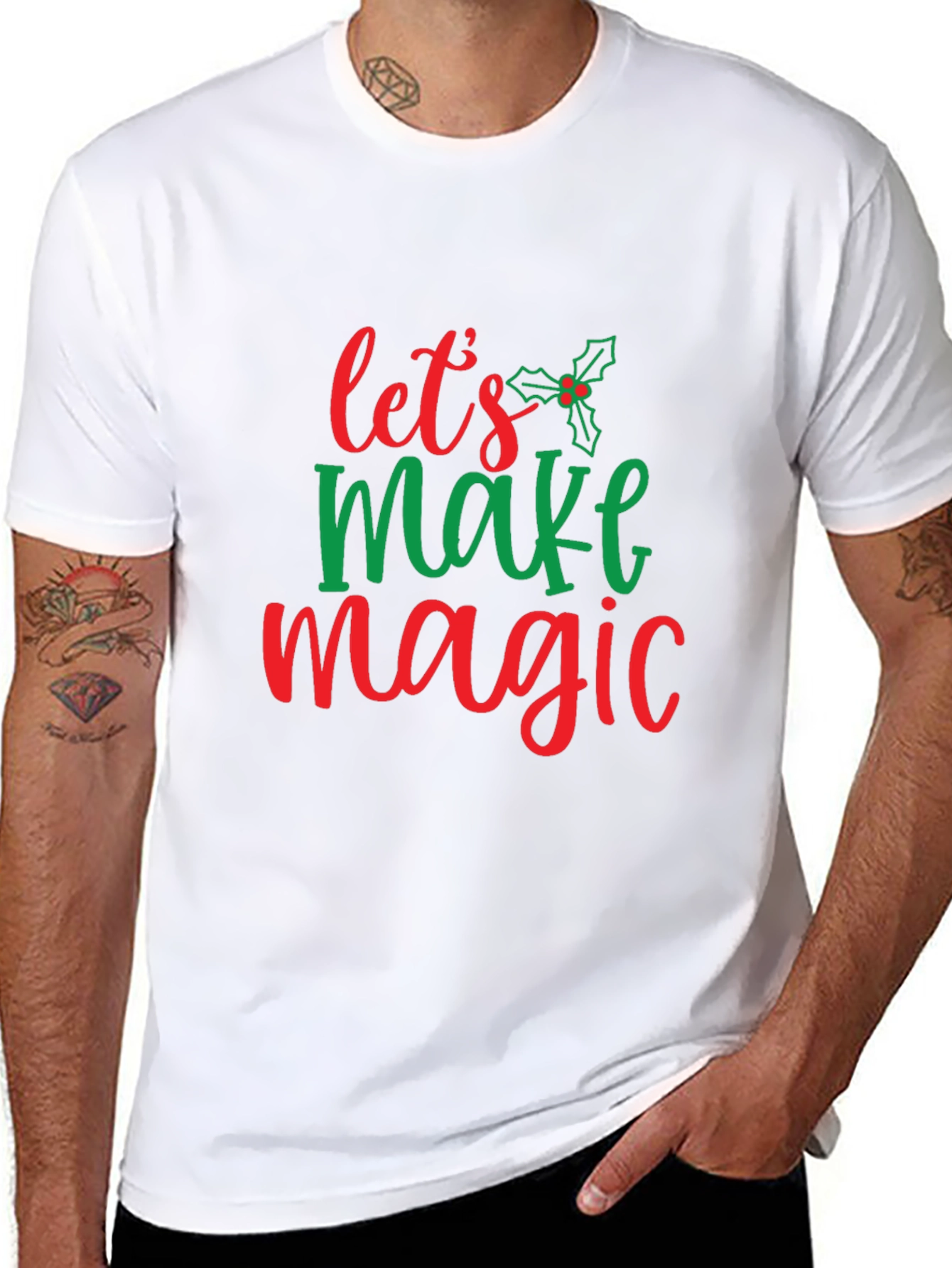 Festive Lets Make Magic Christmas T-Shirt