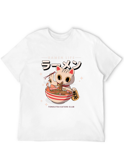 Ramen Cat T-Shirt - Tonkatsu Eaters Club