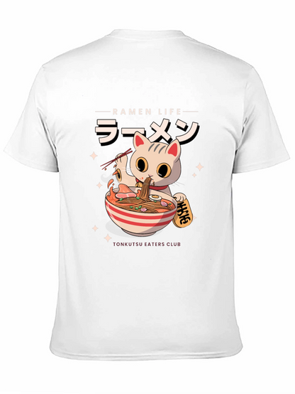 Ramen Cat T-Shirt - Tonkatsu Eaters Club