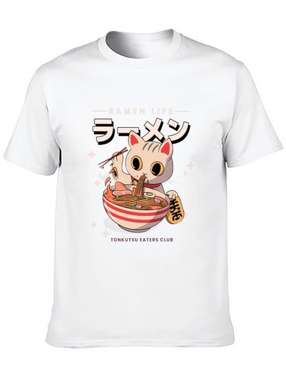 Ramen Cat T-Shirt - Tonkatsu Eaters Club