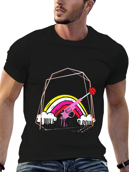 Rainbow Gun T-Shirt - Will Take Your Soul