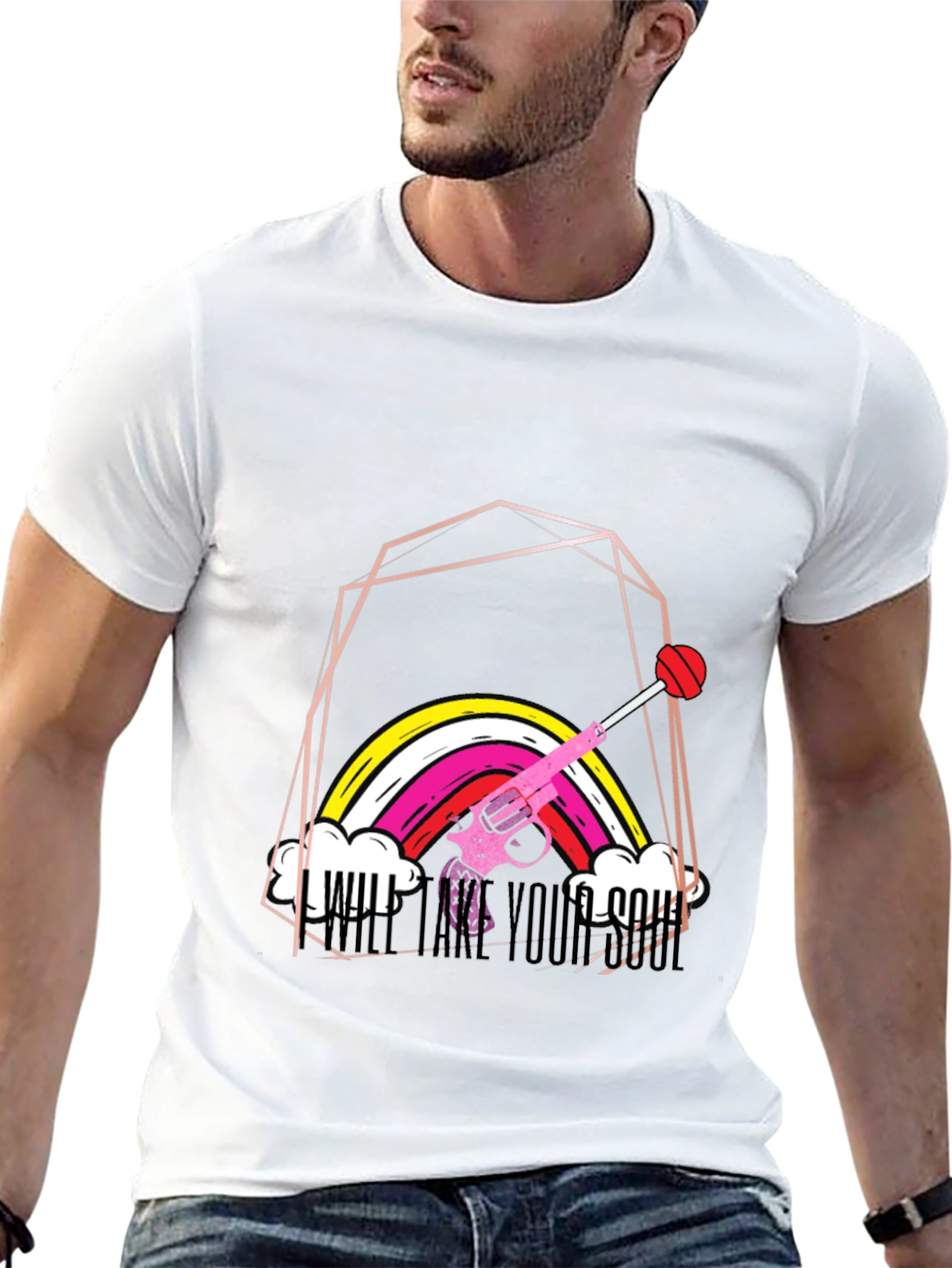 Rainbow Gun T-Shirt - Will Take Your Soul
